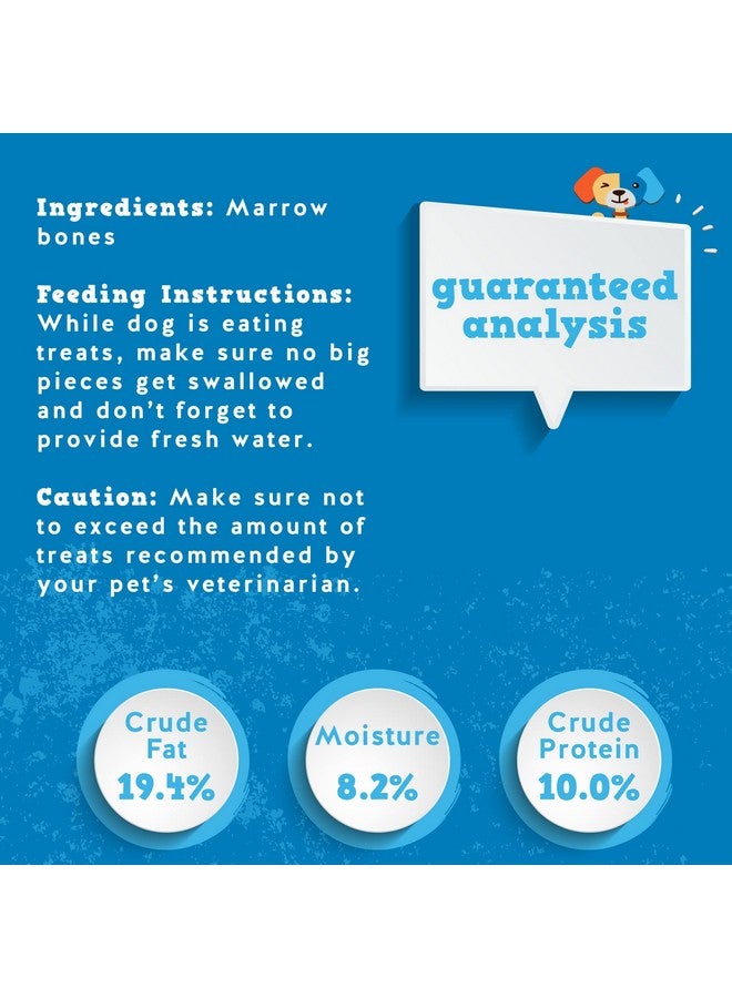 Jack&Pup Marrow Bones For Dogs | 6 Inch Dog Bones For Aggressive Chewers | Single Ingredient, All Natural Long Lasting Chews (3 Pack) - Image 4