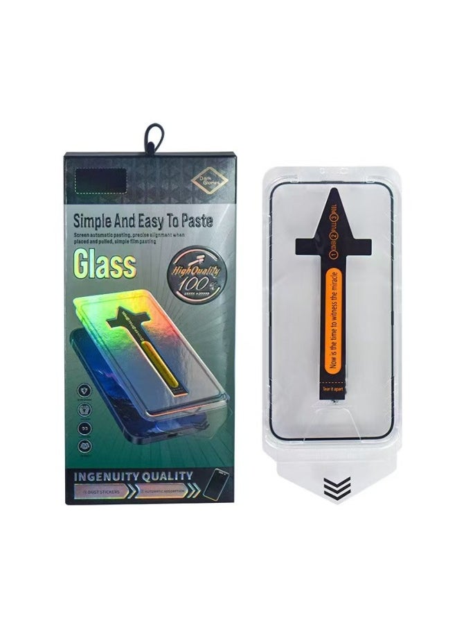 Generic - Applicable To Apple 16pro Gorilla 360 Degree Peep-proof And Dust-free Tempered Film Iphone16promax Film HD-Color:Hard Shell Electroplating Dust-free Warehouse [hd + Packaging]-Size:iPhone 13/13pro/14 - Image 1