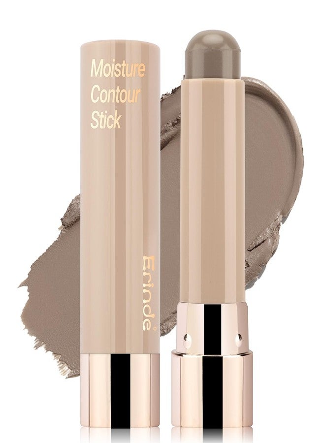 Erinde Cool Toned Contour Stick, Grey Nose Cream Contour for Fair Pale Light Olive Skin, Matte Bronzer Stick, Waterproof & Long Lasting Face Shaping Makeup, 9g Large Capacity, 01 Cool Gray Brown - Image 1