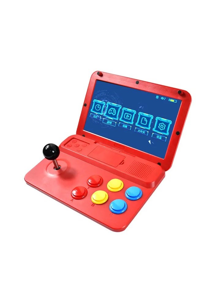 EVEREEN - A13 Retro Game Arcade 10 Inch Hd Large Screen Game Machine Folding Flip Rk3128 Chip Cpu Simulator Detachable Joystick (32G) - Image 1