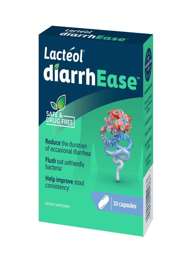 Lactéol DiarrhEase- a Safe, Drug Free and Clinically Tested Postbiotic Strain that Helps Soothes Occasional Digestive Upset and Shortens the Duration of Occasional Diarrhea, 10 Count - Image 2