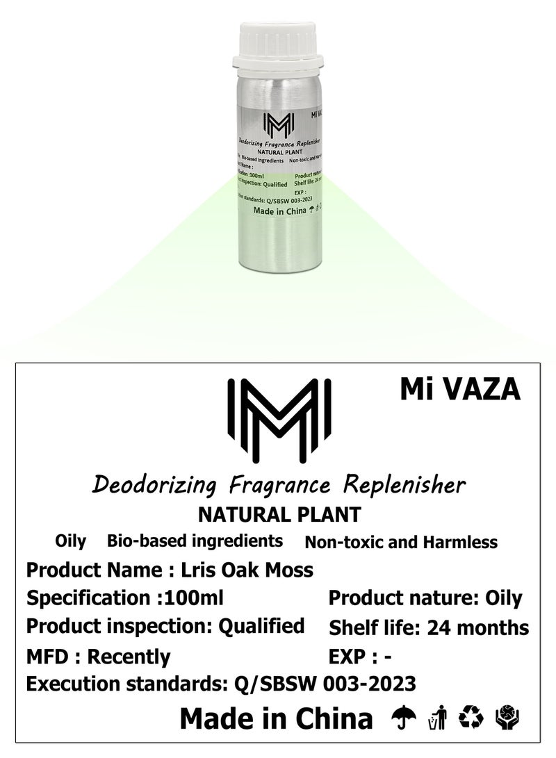 Mi VAZA Aroma Diffuser Essential Oil - Chypre Essential Oil - Lris Oak Moss - Oily Essential Oil - Fragrance Essential Oil - Deodorant Essential Oil - Suitable for Waterless Oil Diffusers - 100ml - Image 3