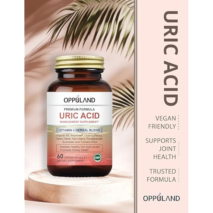 Oppuland Uric Acid Detox - 60 Veggie Capsules - Image 3