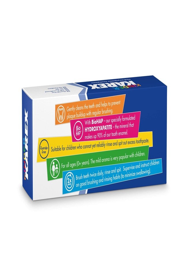 KAREX Kinder Karex Hydroxyapatite Kids Toddler Toothpaste I Fluoride Free I Clinically Tested I 2.3 oz - Image 4