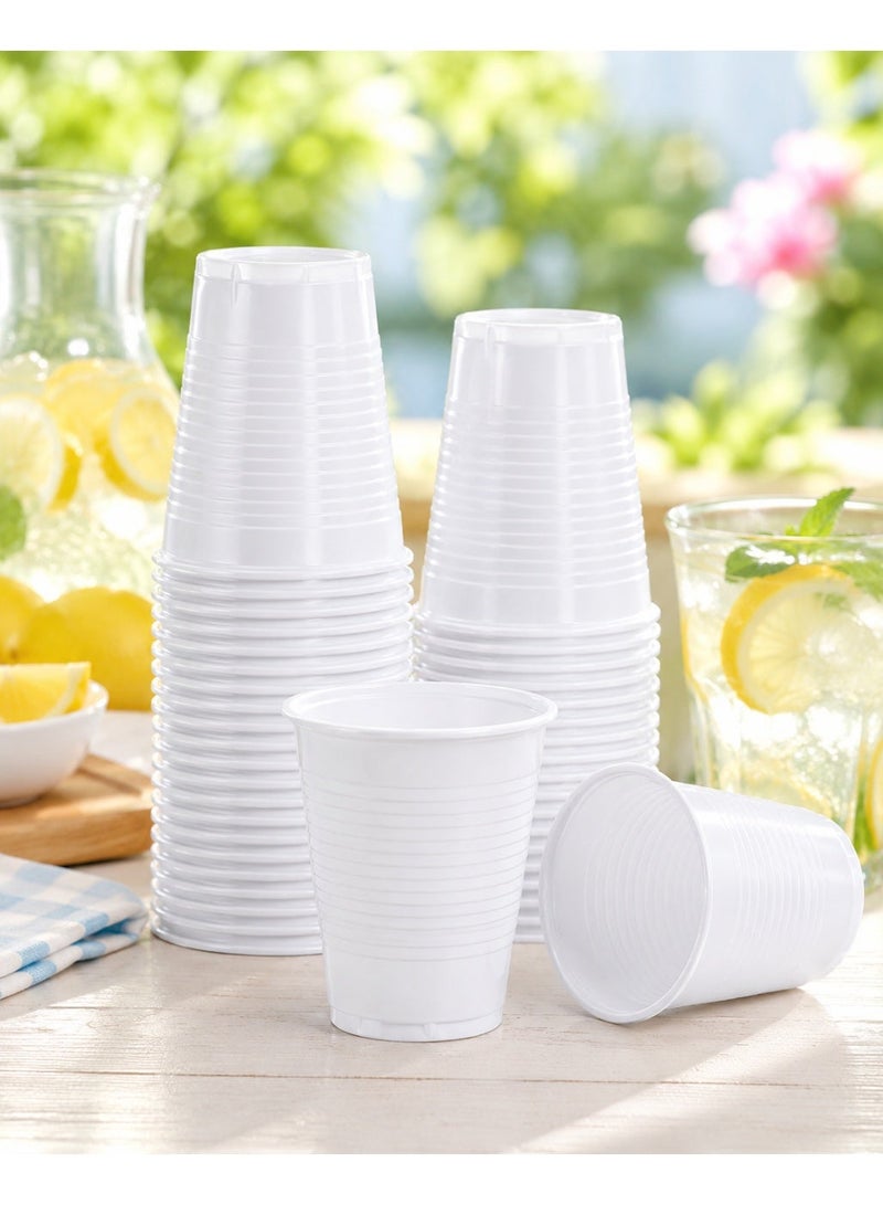 vsell24 Pack of 1000 Plastic Juice Cups 6oz  – Clear Disposable Cups for Cold Beverages, Smoothies, Water & Events - Image 1
