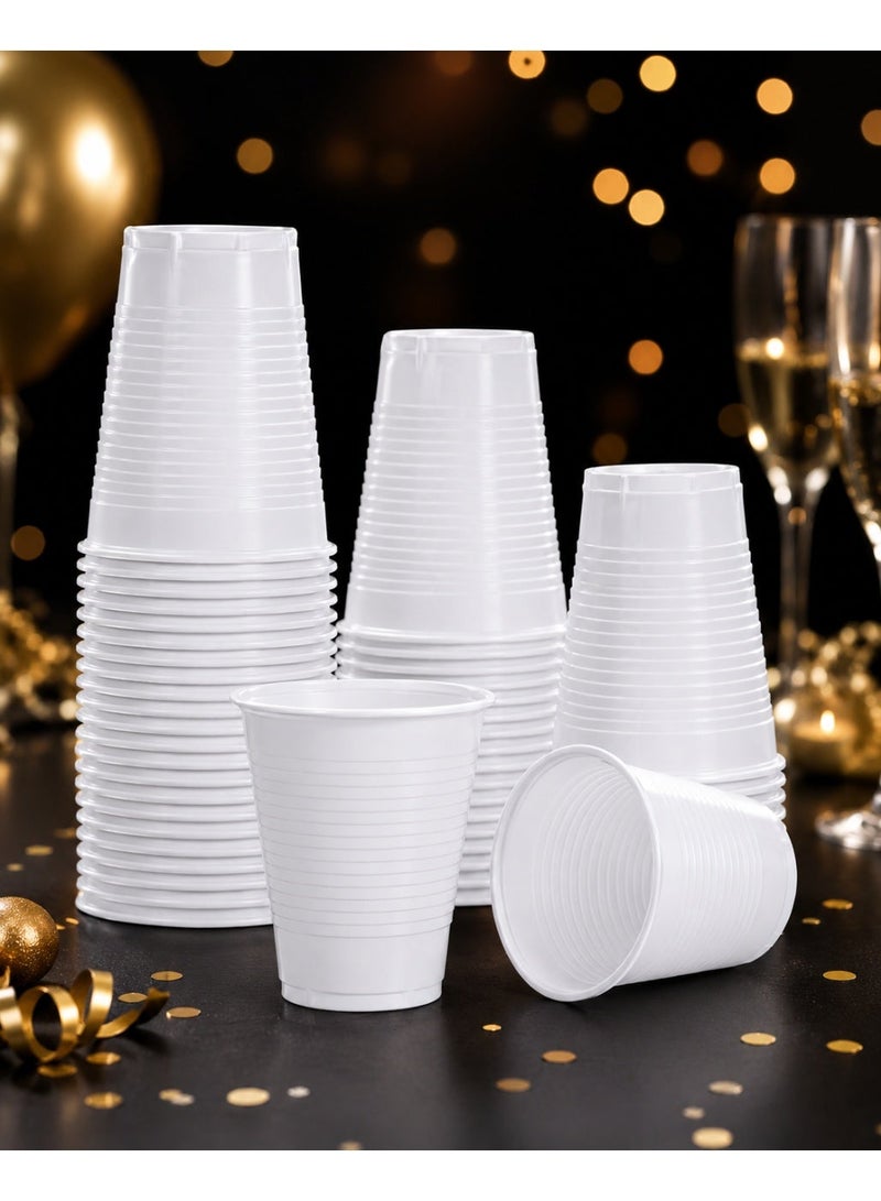 vsell24 Pack of 1000 Plastic Juice Cups 6oz  – Clear Disposable Cups for Cold Beverages, Smoothies, Water & Events - Image 2