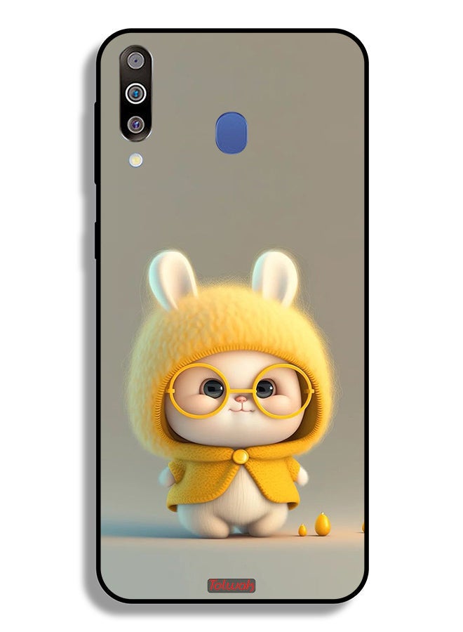 Tolwak Samsung Galaxy M30 Protective Case Cover Baby Rabbit - Image 2