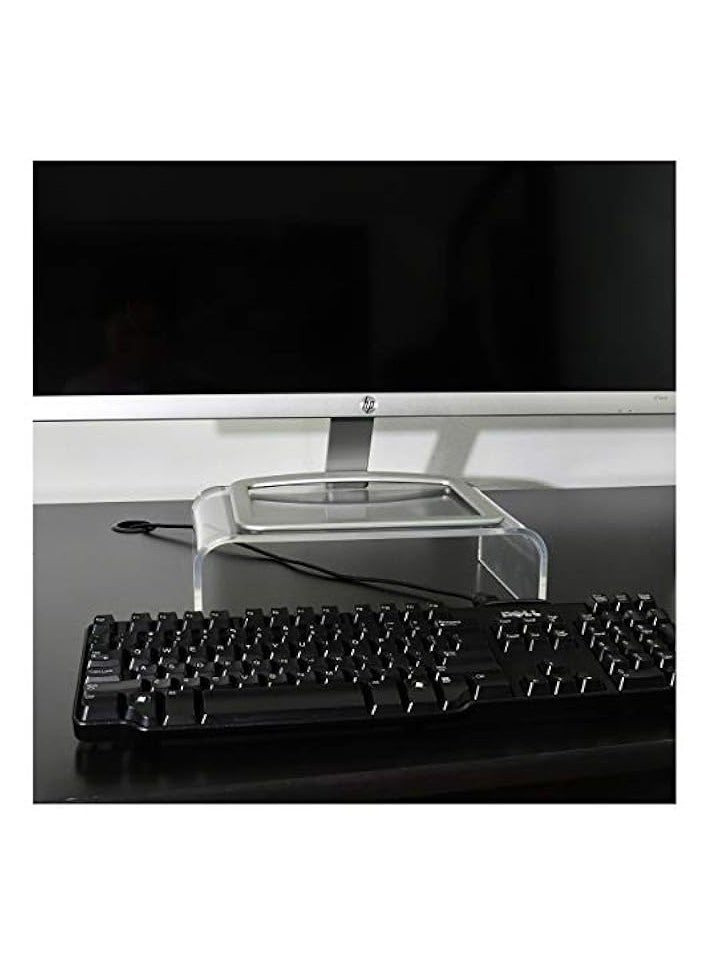 Premium Acrylic Clear Monitor Stand Laptop/PC/Multimedia Monitor Riser for Home Office - pzsku/Z89C1971DDA8F2CF40CA7Z/45/_/1729832784/29a379bc-abe9-49be-a356-28a3bb53ebd5