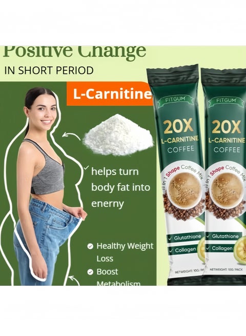 slimming coffee with glutathione Max Signature Curve Slimming Coffee - 10 Sachets main image 1