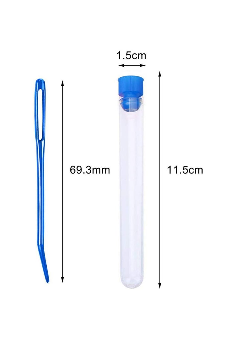 SYOSI Aluminum Yarn Needle, Large Eyes Blunt Yarn Needles Jumbo Bent Tapestry Needle Darning Needles Bent in Box for Knitting Crochet, Beading Quilting Crochet, Sewing, Threading, Embroidery Knit - Image 3