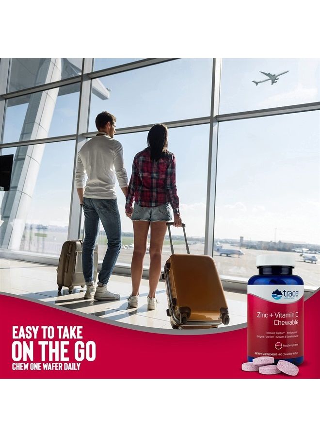 Trace Minerals Research Raspberry Chewable Zinc 60 Count, 60 CT - Image 4