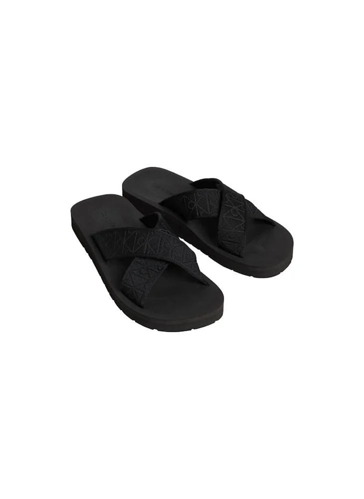 CALVIN KLEIN Essential Die-Cut X-Cross Webbed Straps