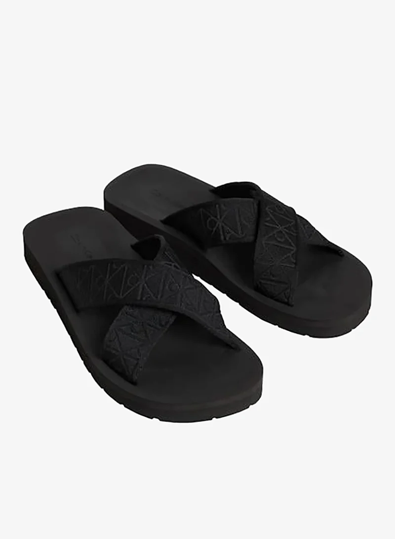 CALVIN KLEIN Essential Die-Cut X-Cross Webbed Straps