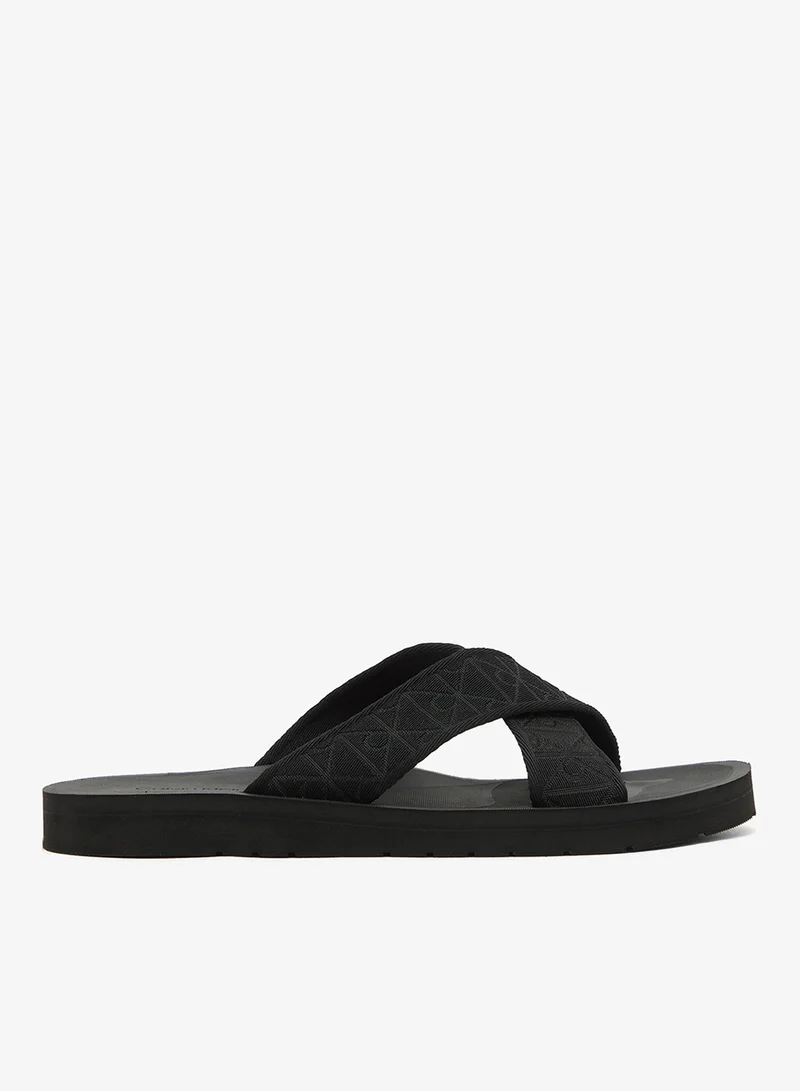Calvin Klein Leonidas - Logo Webbing Sandals