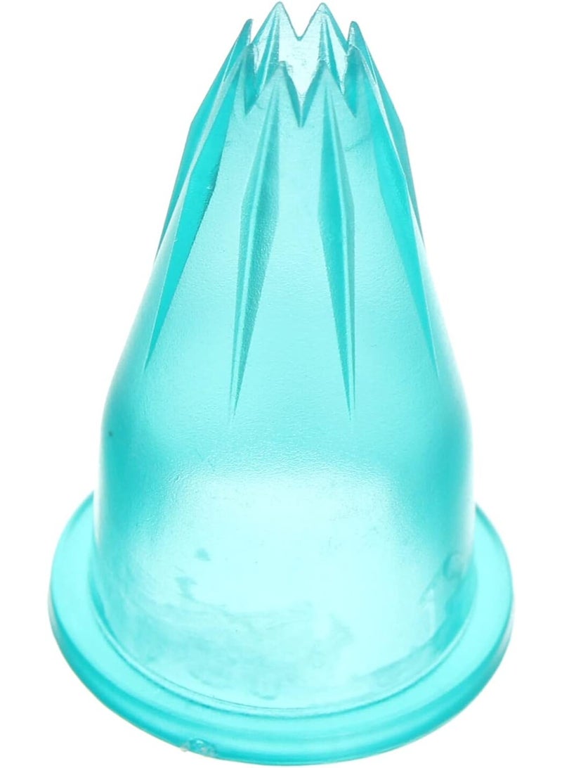 قمع لكريمة الخفق من سيليكون، 6 قطع تركواز - Image 3