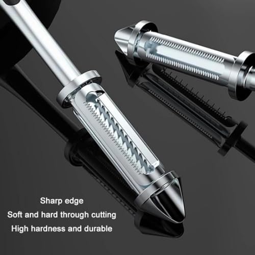 SUPRO Peeler for Vegetables and Fruits Kitchen Tools 3 in 1 Multifunctional Kitchen use Vegetables Julienne Peeler for Salad Preparation, Durable Vegetable Tools Stainless Steel (Silver/Black) - Image 2