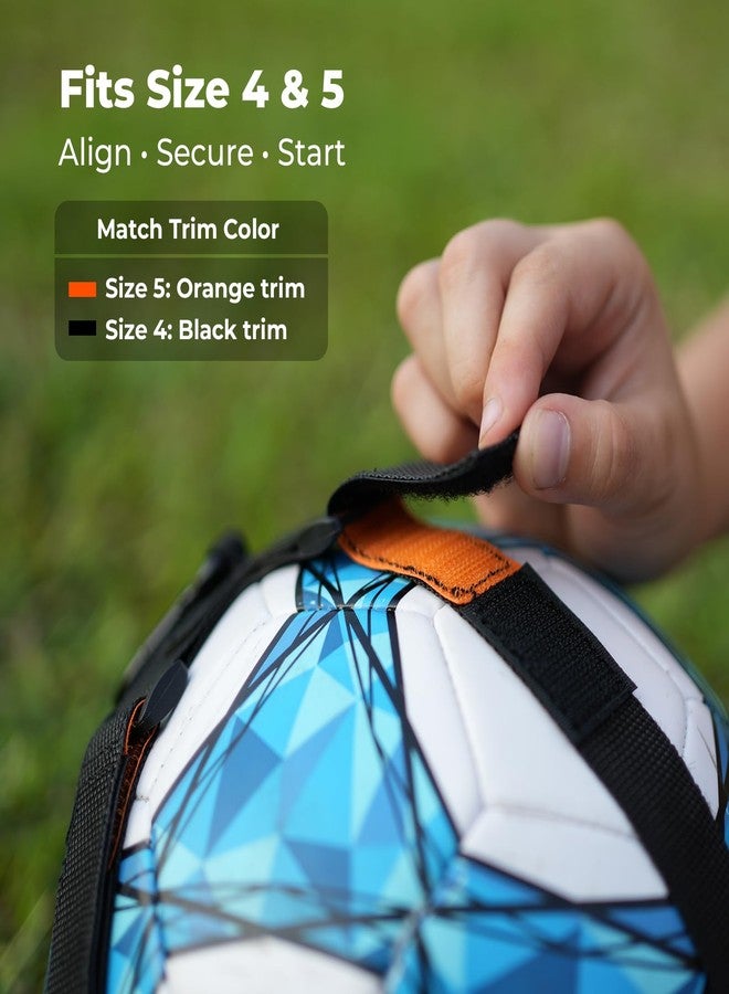 Xerceo 3 in 1 Soccer Training Aid, Inground Soccer Kick Touch Trainer, Hands Free Soccer Kick Trainer and Handle Soccer Kick Trainer for Kids(Fits Ball Size 4 and 5) - Image 4