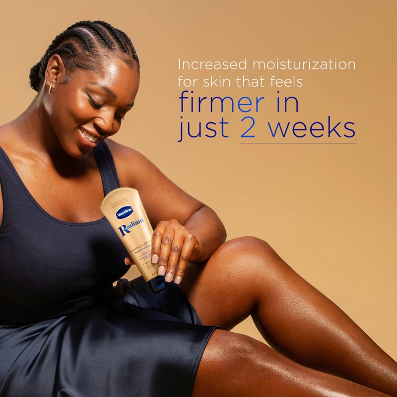 Vaseline فازلين راديانت إكس Firm & Restore مع برو-ريتينول، نياسيناميد وزيت جوز الهند، لوشن مرطب للجسم 8 أونصات - Image 3