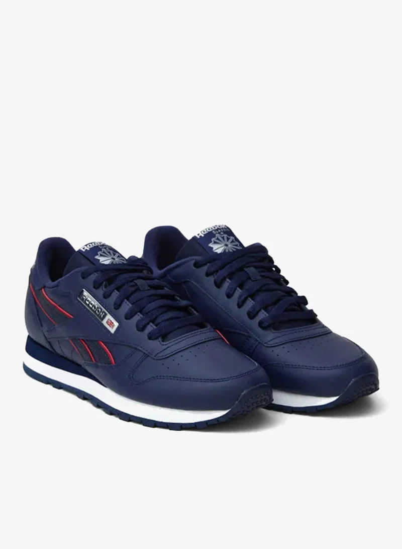 Reebok Navy/White Reebok Classic Leather Unisex Shoes  | Best Price UAE