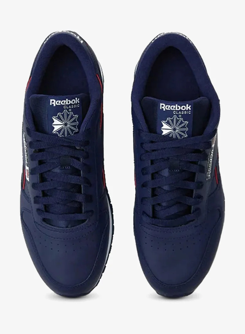 Reebok Navy/White Reebok Classic Leather Unisex Shoes  | Best Price UAE