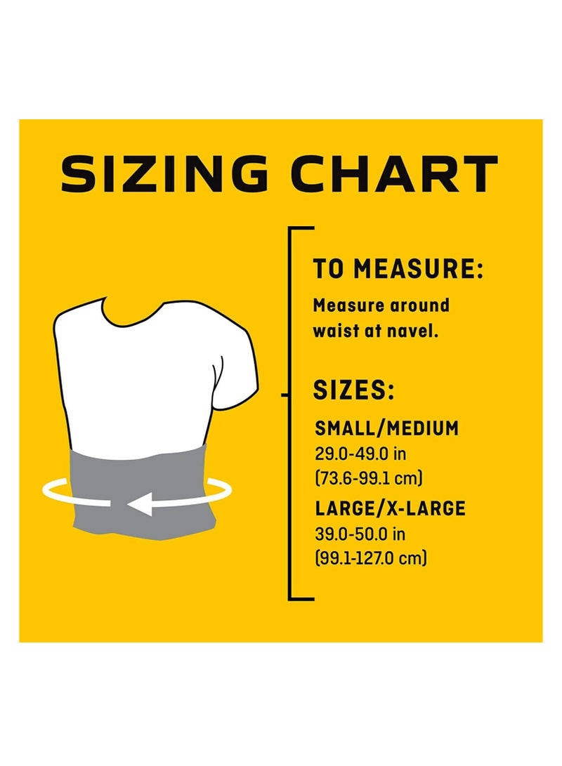 FUTURO مسند تثبيت مريح للظهر من Futuro، مقاس S/M، صغير/متوسط - Image 3