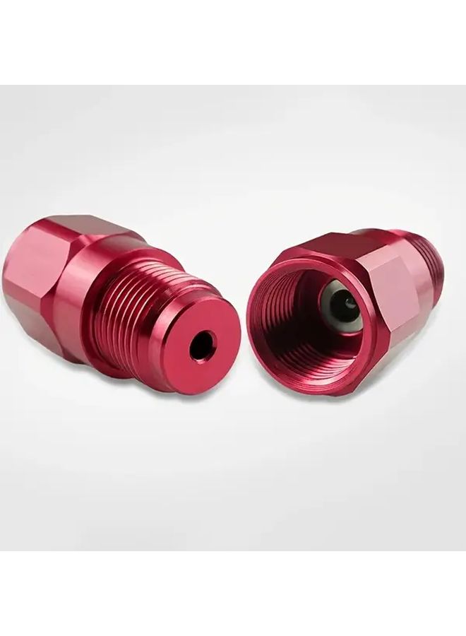 Spray Gun Extension Adaptor With One Way Check Valve Set B Anti Drip Spring Loaded Steel Ball Multi Layer Electroplating Long Lasting Spray Accessory For Airbrushing And Painting Durable Construction Spray Gun Accessories - Image 5