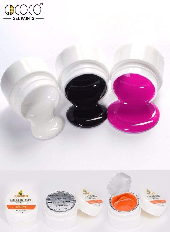 GDCOCO 5ml nail UV Gel soak off UV LED Nail Art Pure Color Gel paint color UV gel polish (GD-CG-5ml-150) - Image 4