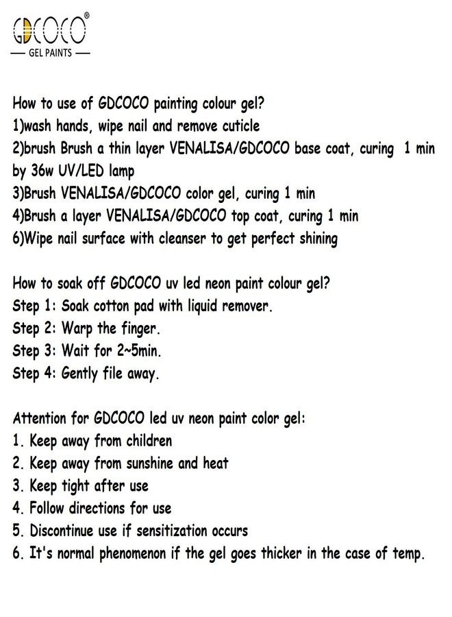 GDCOCO 5ml nail UV Gel soak off UV LED Nail Art Pure Color Gel paint color UV gel polish (GD-CG-5ml-150) - Image 5