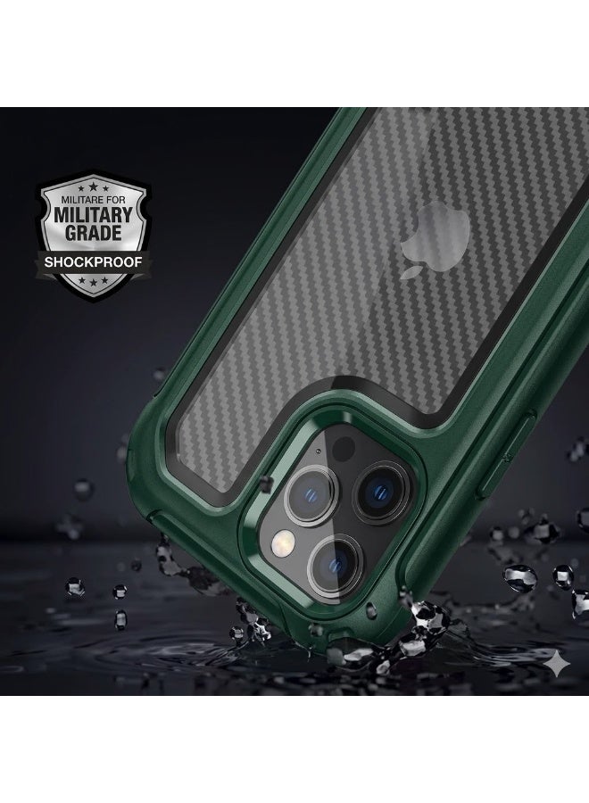 كوبلو جراب فاخر مقاوم للصدمات لهاتف iPhone 12 pro Max ، إطار غير لامع وشفاف - Image 3