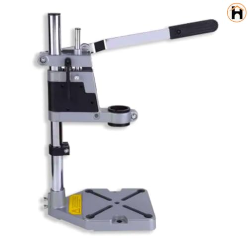 Homdum Procut Drill Machine Stand 400 millimeters, 350 Watts - Mini Stand Drill - Bench Press Jig for electric Hand drill - Adjustable Collet upto 43mm - Drilling Depth upto 60mm, Blue, Black - Image 2