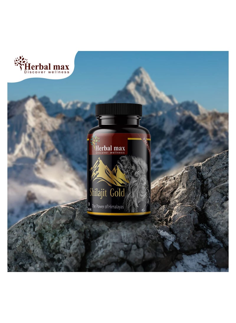 Herbalmax Shilajit Gold 30 Capsules