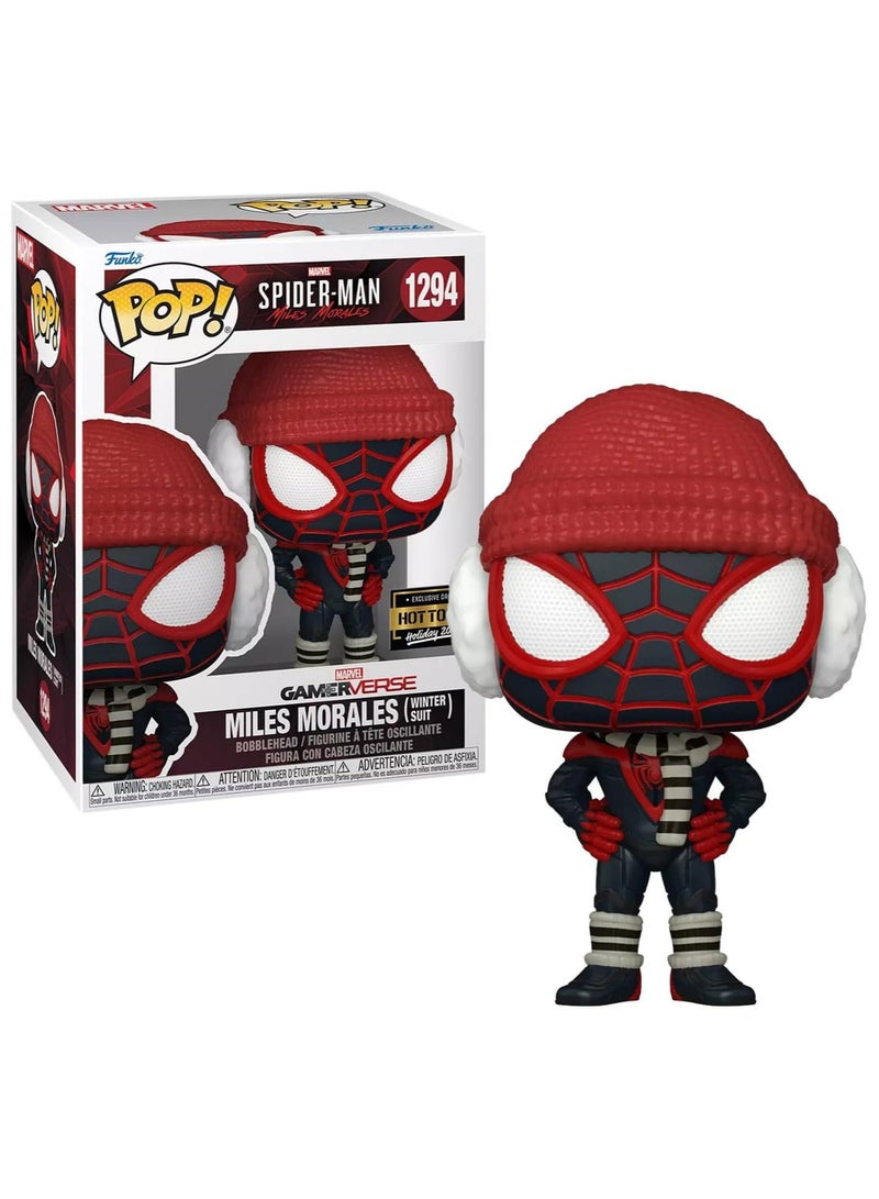 Funko Pop! Super Heroes: Marvel - Spider-Man Gamerverse - Miles Morales - Winter Suit (Exclusive) (1294) - Image 2