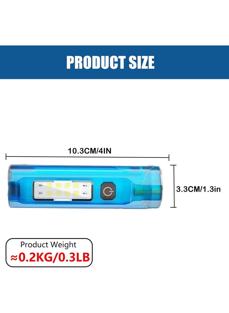 hilimse Multi-Functional Rechargeable Flashlight Ultra-Bright LED, Red Laser, Strong Magnet, Cap Clip - Portable for Outdoor, Camping, Repair - Image 2