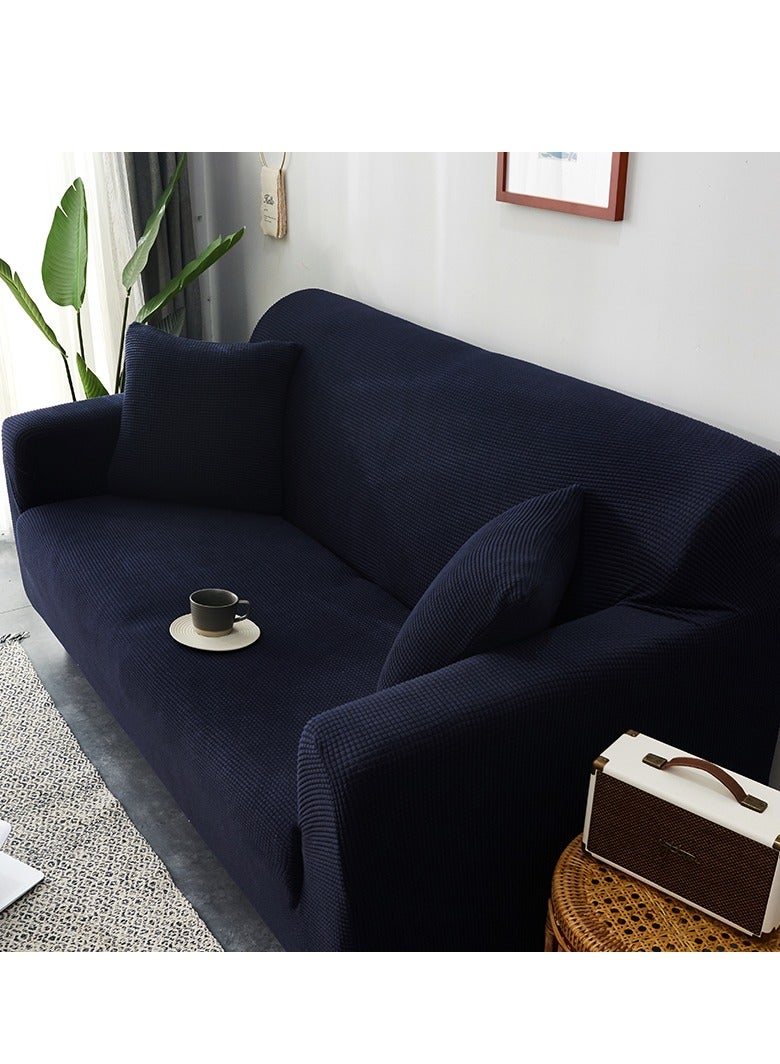 DUNISO Two-seater Sofa Cover,High weight fully wrapped elastic sofa cover with Corn silk fabric,Sofa protective cover, anti slip cover, furniture protector,Suitable for various places,for Kids,pet,whole family rest on top of it - Image 2