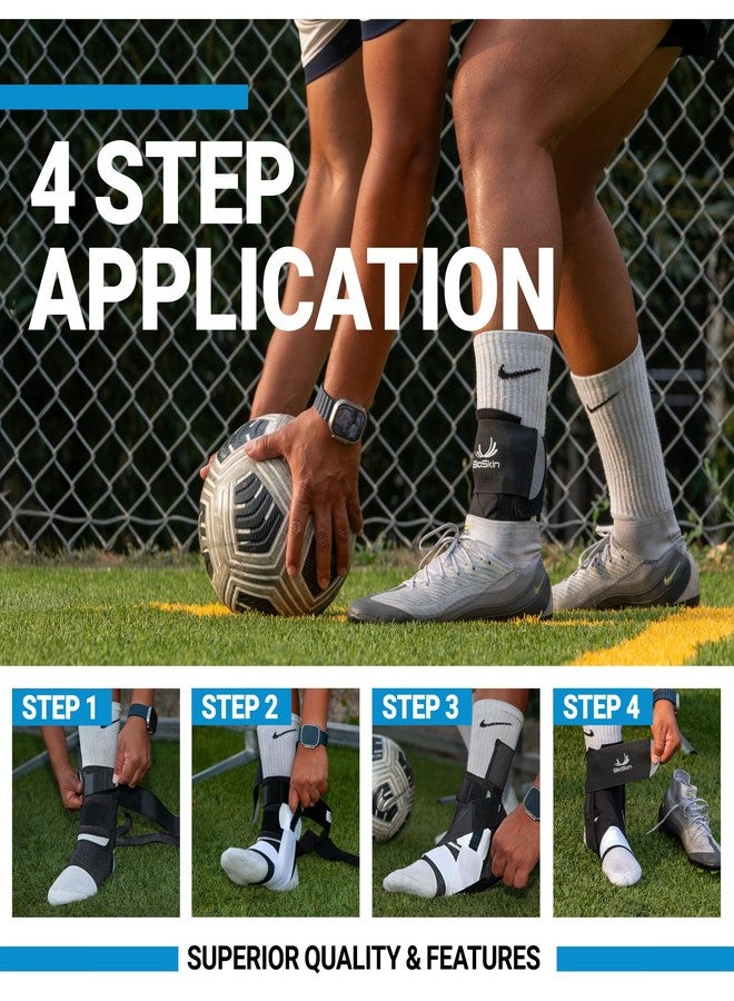 BioSkin TriLok Ankle Brace - Sprained Ankle & Plantar Fasciitis Support, Figure-8 Stabilizer with FootLok Arch-Lift, Women & Men, Fits in Most Shoes, Lightweight & Hypoallergenic, HSA/FSA, Small - Image 4