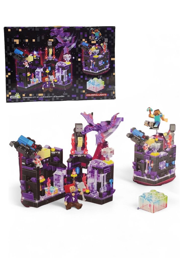 330-Piece Building Toy Set Includes LED Light