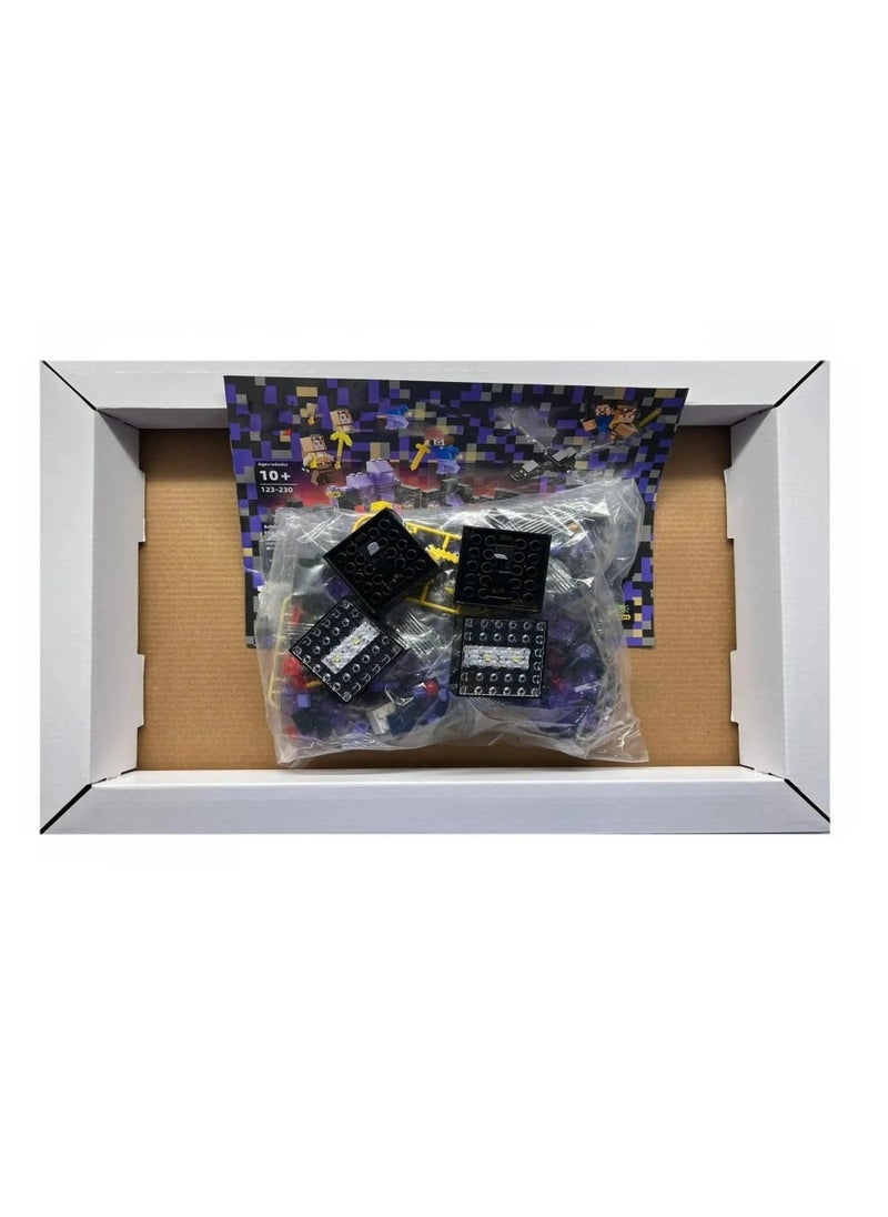 330-Piece Building Toy Set Includes LED Light