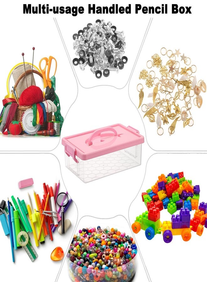 بي تي سكاي صندوق تخزين بلاستيكي شفاف من BTSKY مع غطاء ومقبض على شكل دولفين - Image 5