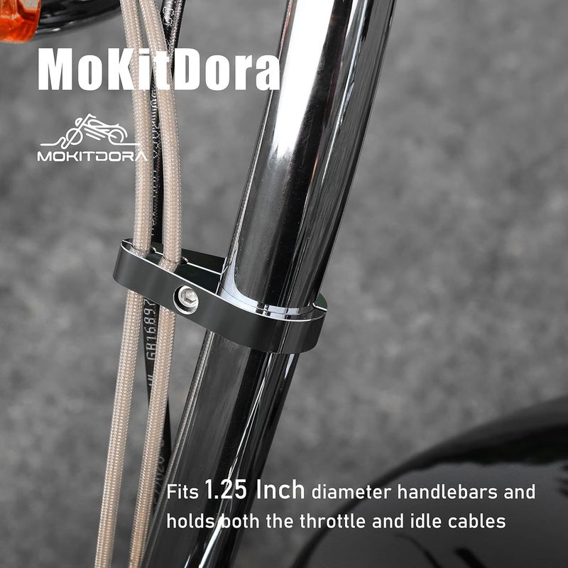 MoKitDora 1-1/4" Handlebar Clips for Motorcycles - Image 2