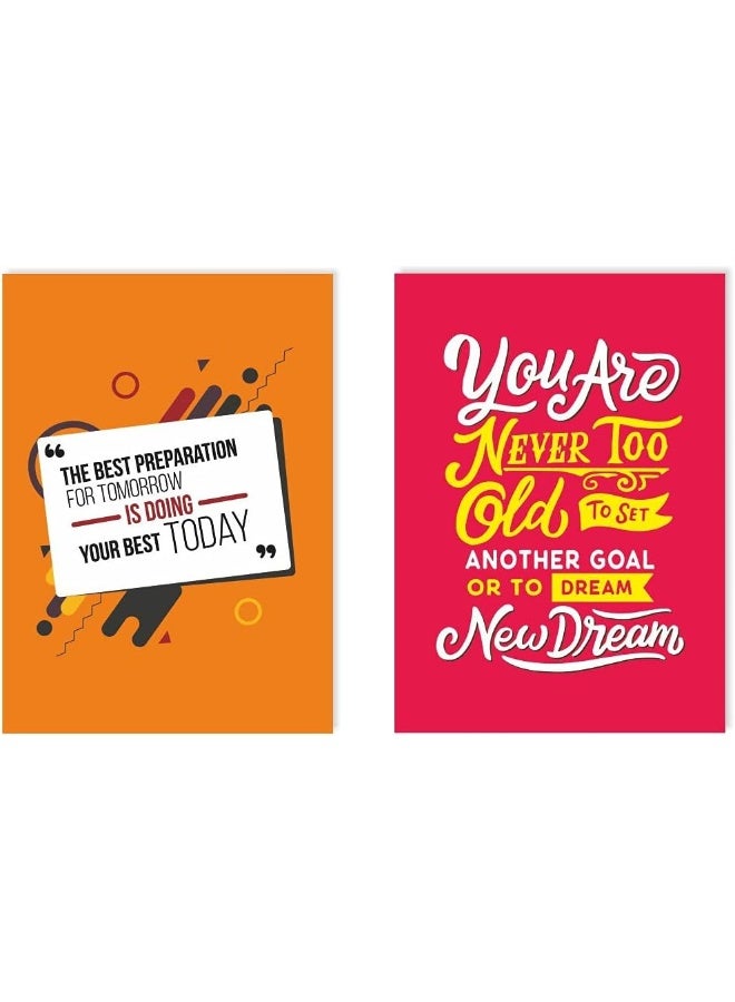 Paper Plane Design PAPER PLANE DESIGN Quote and Motivational Poster Set of 10 (Size 45 x 30 cm) - Image 4