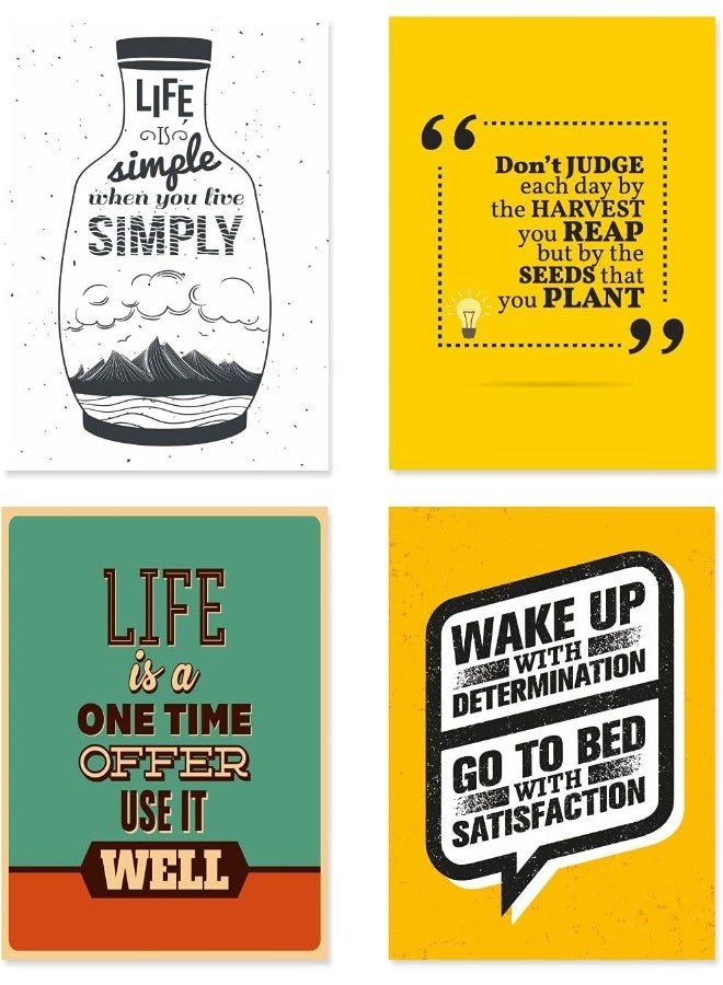 Paper Plane Design PAPER PLANE DESIGN Quote and Motivational Poster Set of 10 (Size 45 x 30 cm) - Image 2
