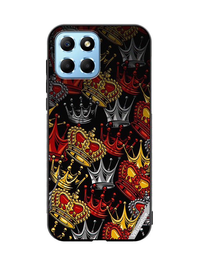 VR CREATIVE Protective Case Cover For Honor X8 5G King And Queen Design Multicolour - Image 1