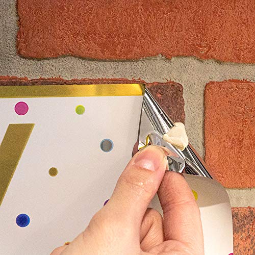 Gorilla Mounting Putty, Natural Tan Color, 84 Pre-Cut Squares (Pack of 8) - Non-Toxic Removable & Repositionable Wall Putty - Image 4