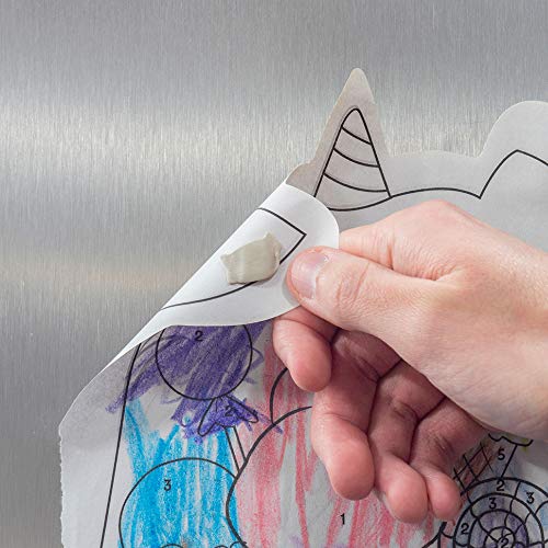 Gorilla Mounting Putty, Natural Tan Color, 84 Pre-Cut Squares (Pack of 8) - Non-Toxic Removable & Repositionable Wall Putty - Image 3