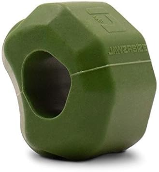 Jawzrsize جهاز تمرين الفك والرقبة Jawzrsize Pop N Go لتعريف خط الفك وتنحيف الوجه وجعله يبدو أصغر سناً وأكثر صحة يساعد في تقليل التوتر والرغبات جهاز تمرين الوجه متوسط المستوى باللون الأخضر - Image 1