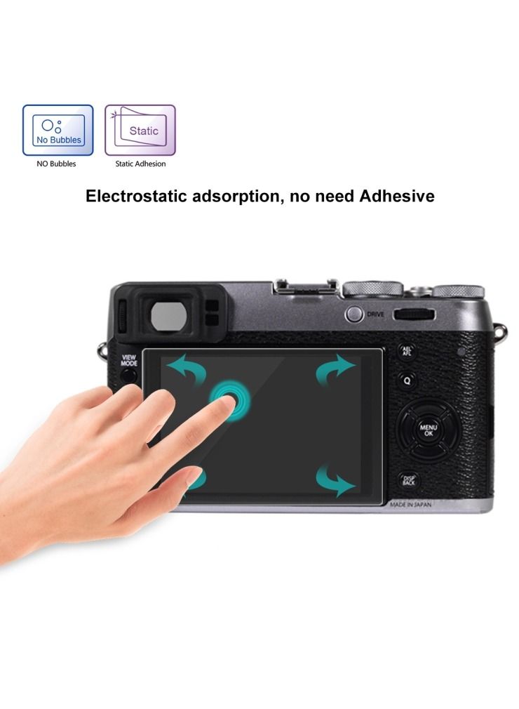 PULUZ Tempered Glass Film for Fujifilm X100T Compatible with Fujifilm XE2/XE2S/X100F - Image 5