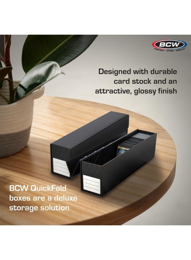 BCW QuickFold Card Storage Box for Sleeved Cards - 3 Pack - Not for Toploaders - Magnetic Closure - Holds 500-1200 Sleeved or Unsleeved Cards - MTG Card Storage - Image 4