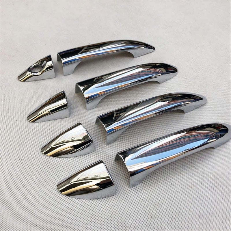 QASULER ABS Chrome Door Handle Cover Trim for Hyundai - Image 5
