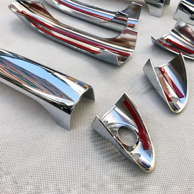 QASULER ABS Chrome Door Handle Cover Trim for Hyundai - Image 3