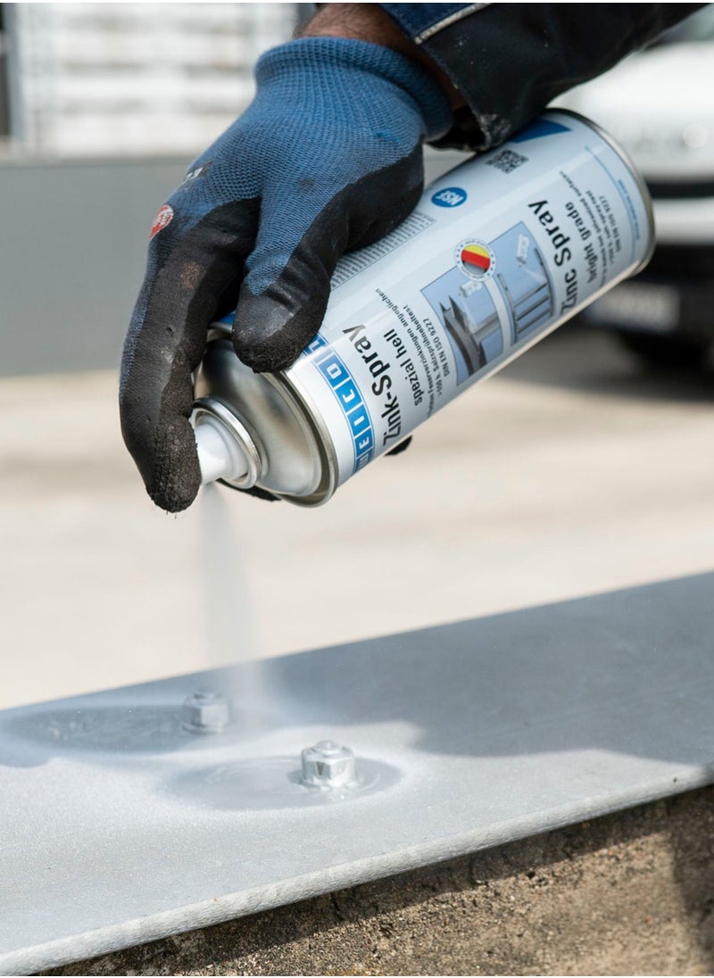 Weicon WEICON Zinc Spray Bright Grade | 400 ml | Rust protection, heat-resistant and suitable as a primer for Metal | Fast Drying | Galvanizing colour  - Image 4